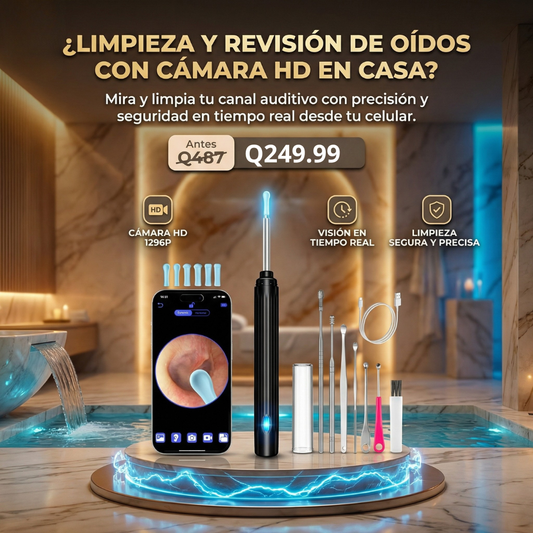 Limpiador Oidos Con Cámara HD